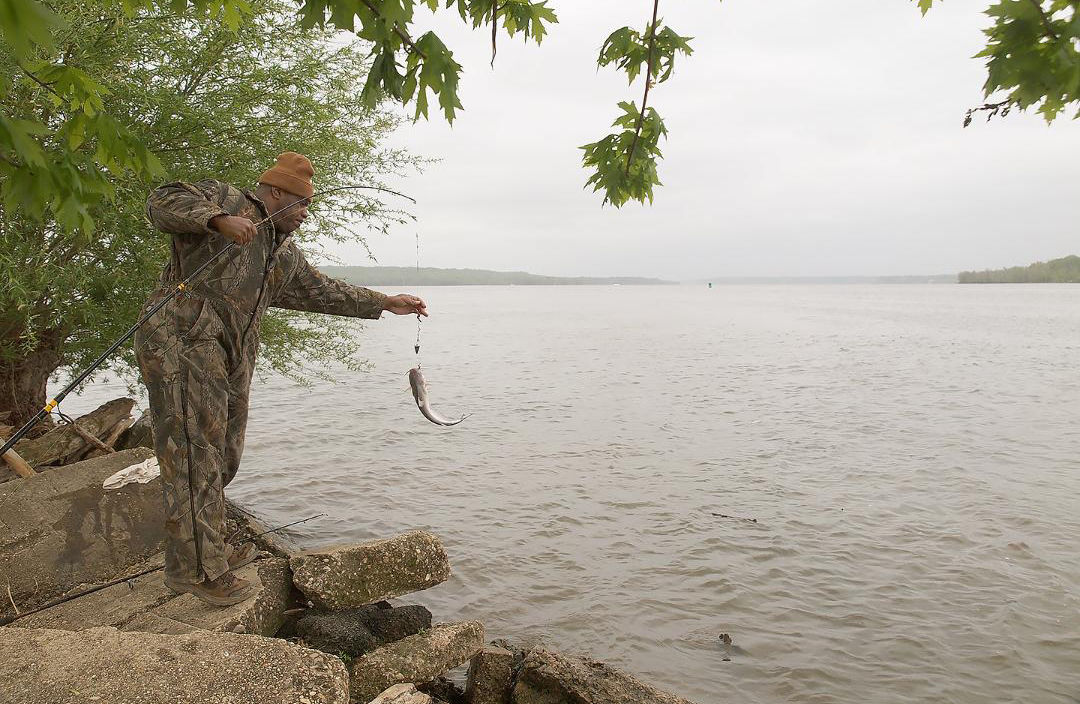 Man fishing
